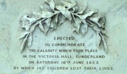 Victoria Hall Disaster Memorial Inscription